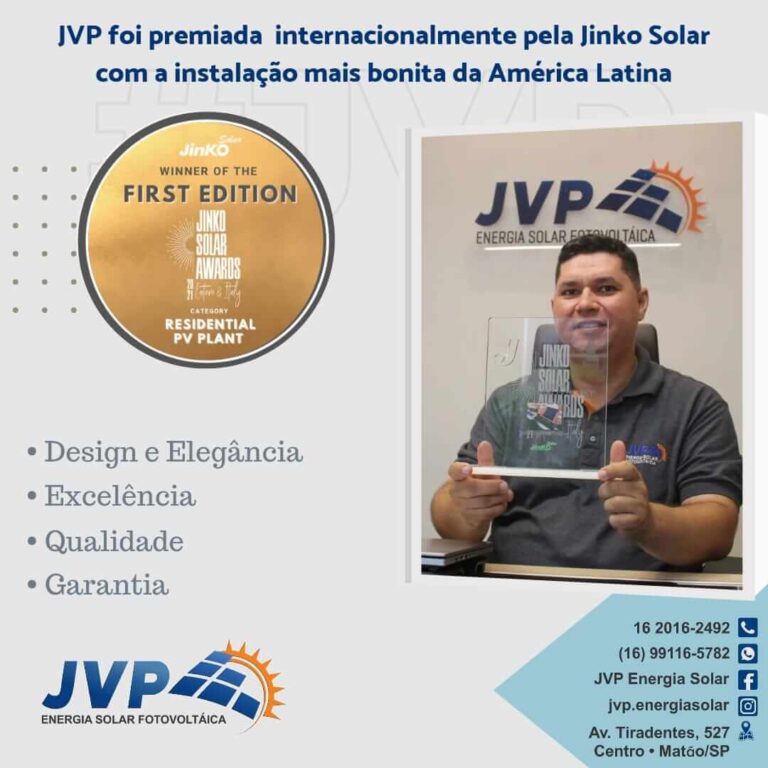 JVP TÍTULO DE INSTALAÇÃO MAIS BONITA DA AMÉRICA LATINA!